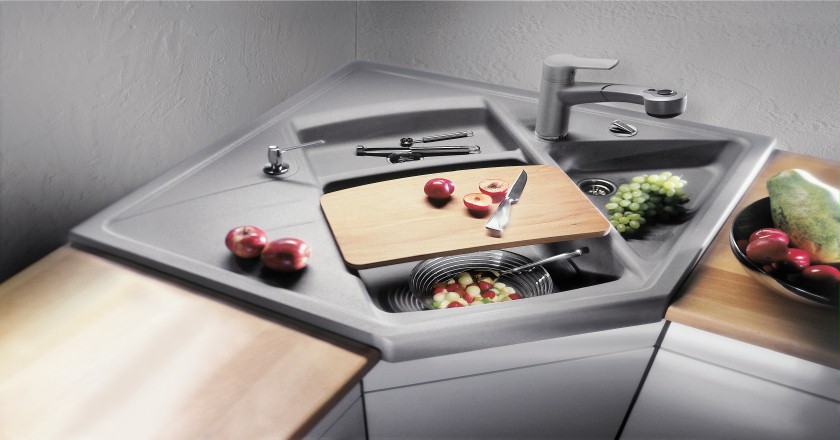 Evier inox blanco en 13310