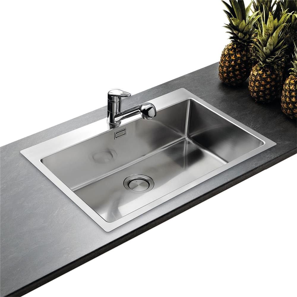 Evier inox 1 bac 60 cm