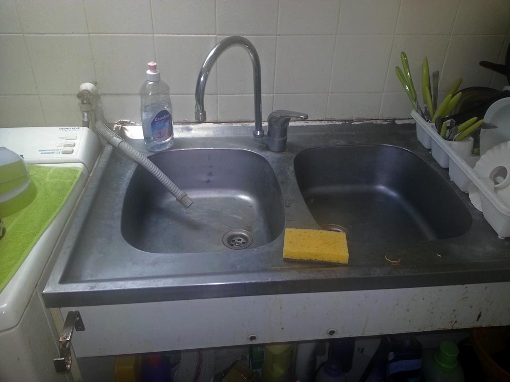 Evier inox rond bricoman