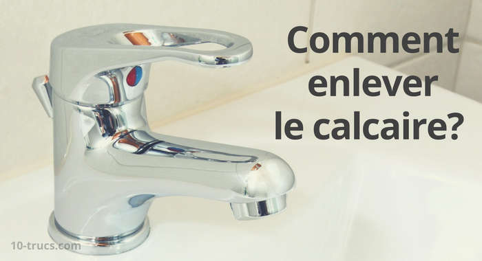 Nettoyer un evier en inox plein de calcaire