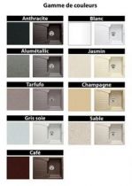 Evier blanco silgranit