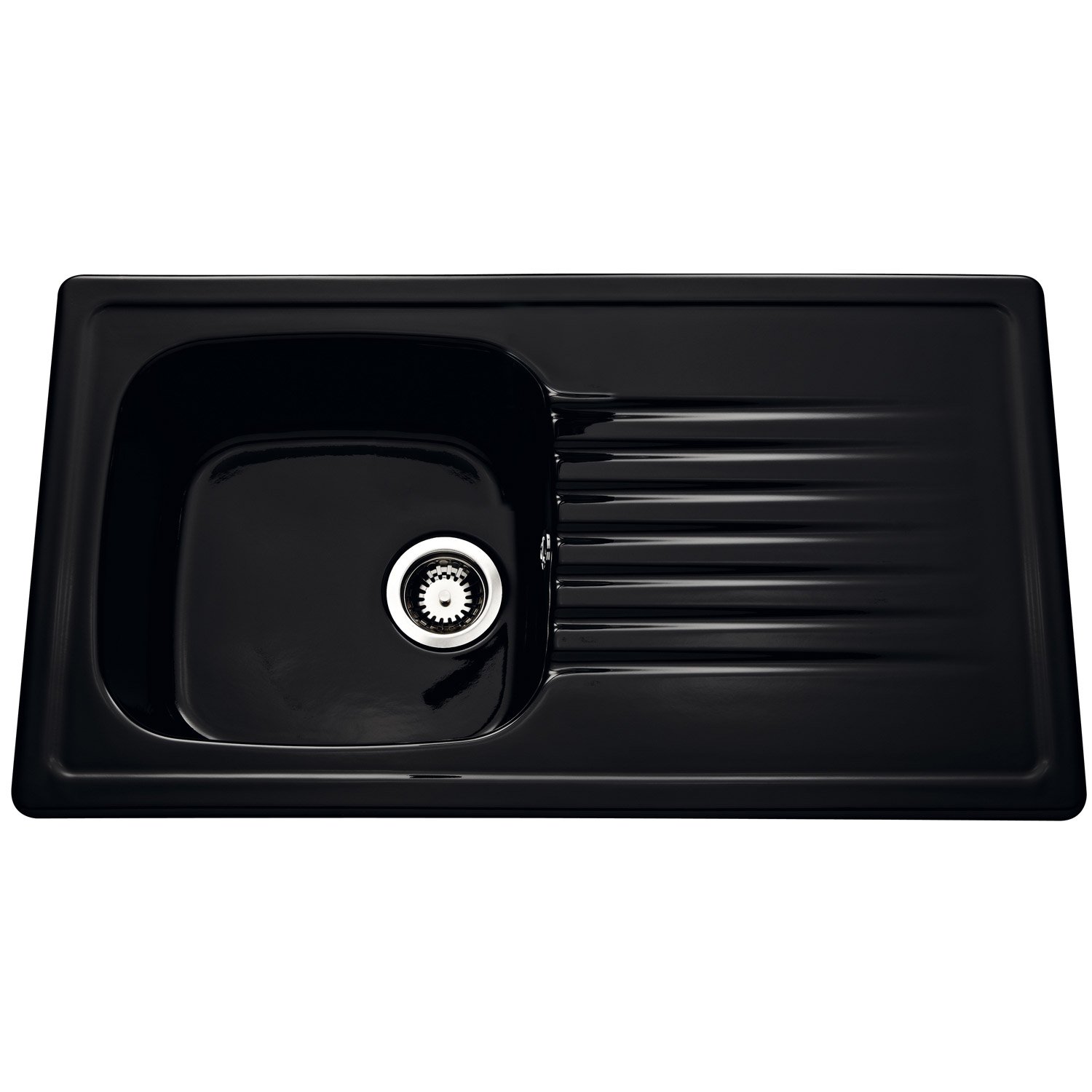 Evier céramique noir