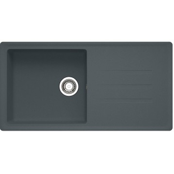 Evier 2 bacs granit gris