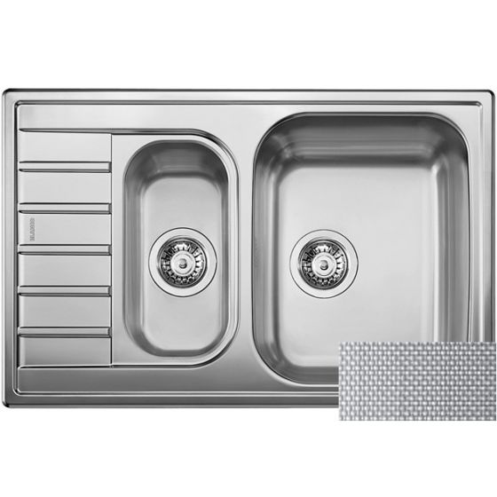 Evier inox trame