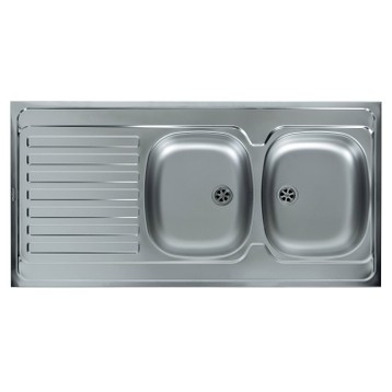Evier inox 140 x 60