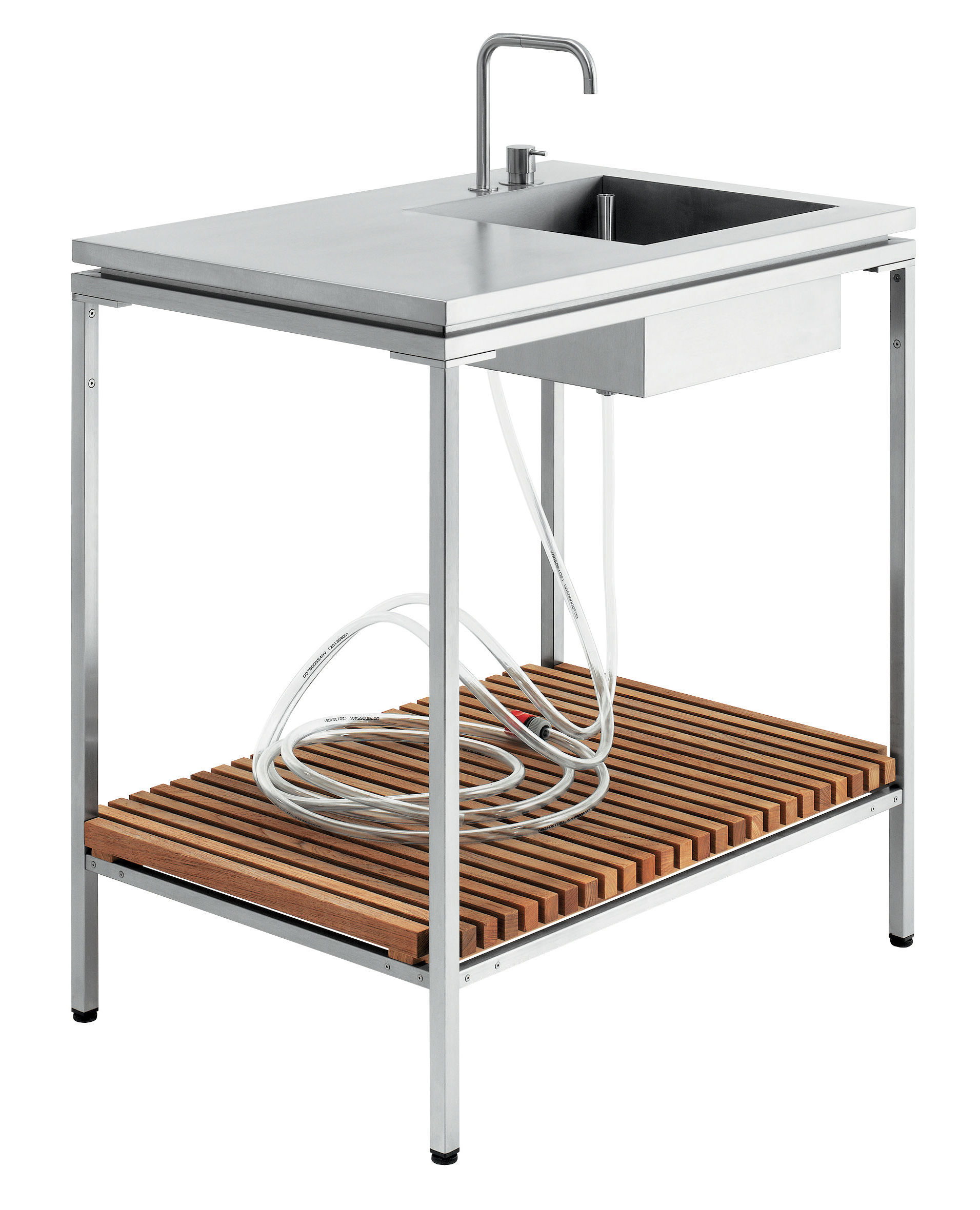 Evier inox extérieur