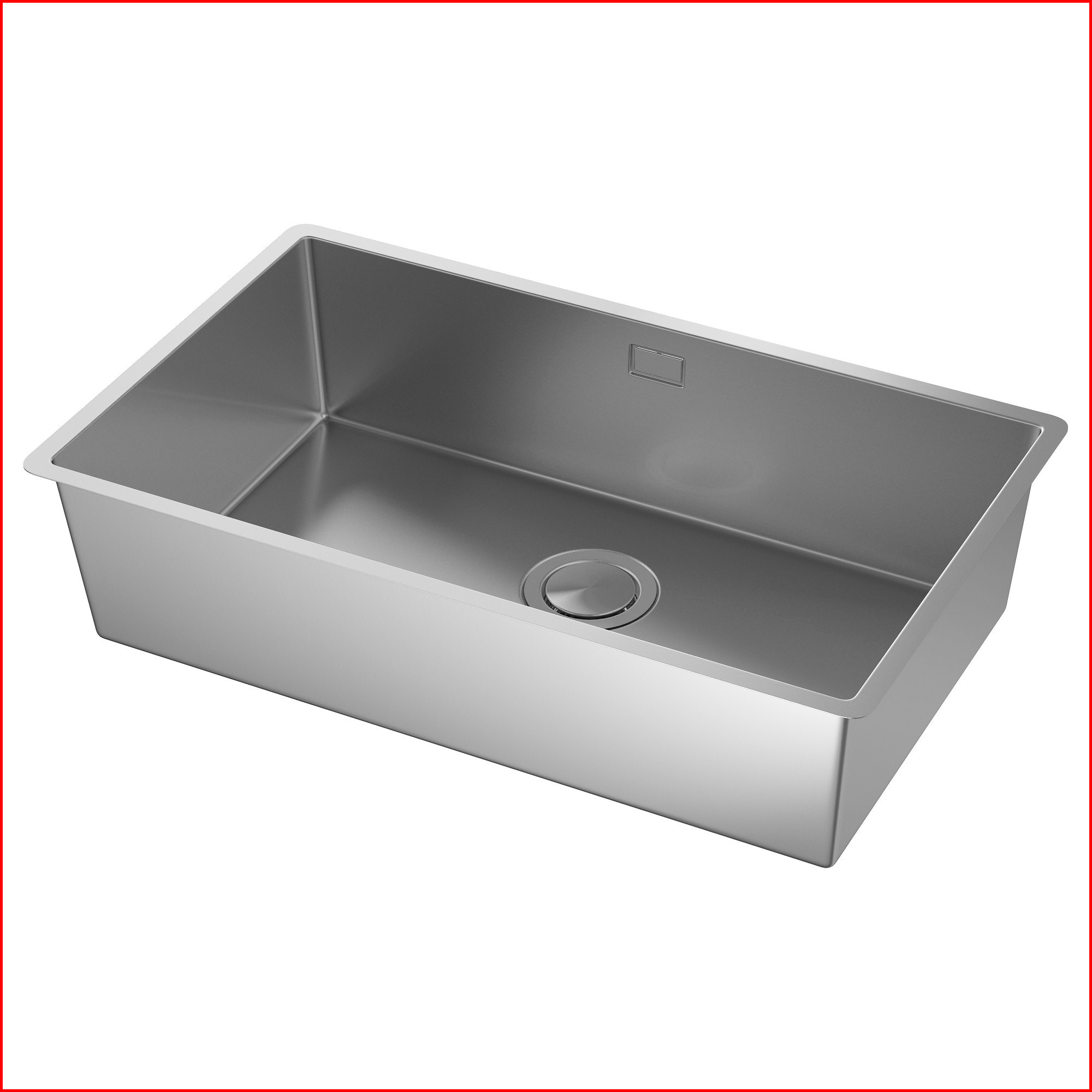 Evier encastrable inox sous plan