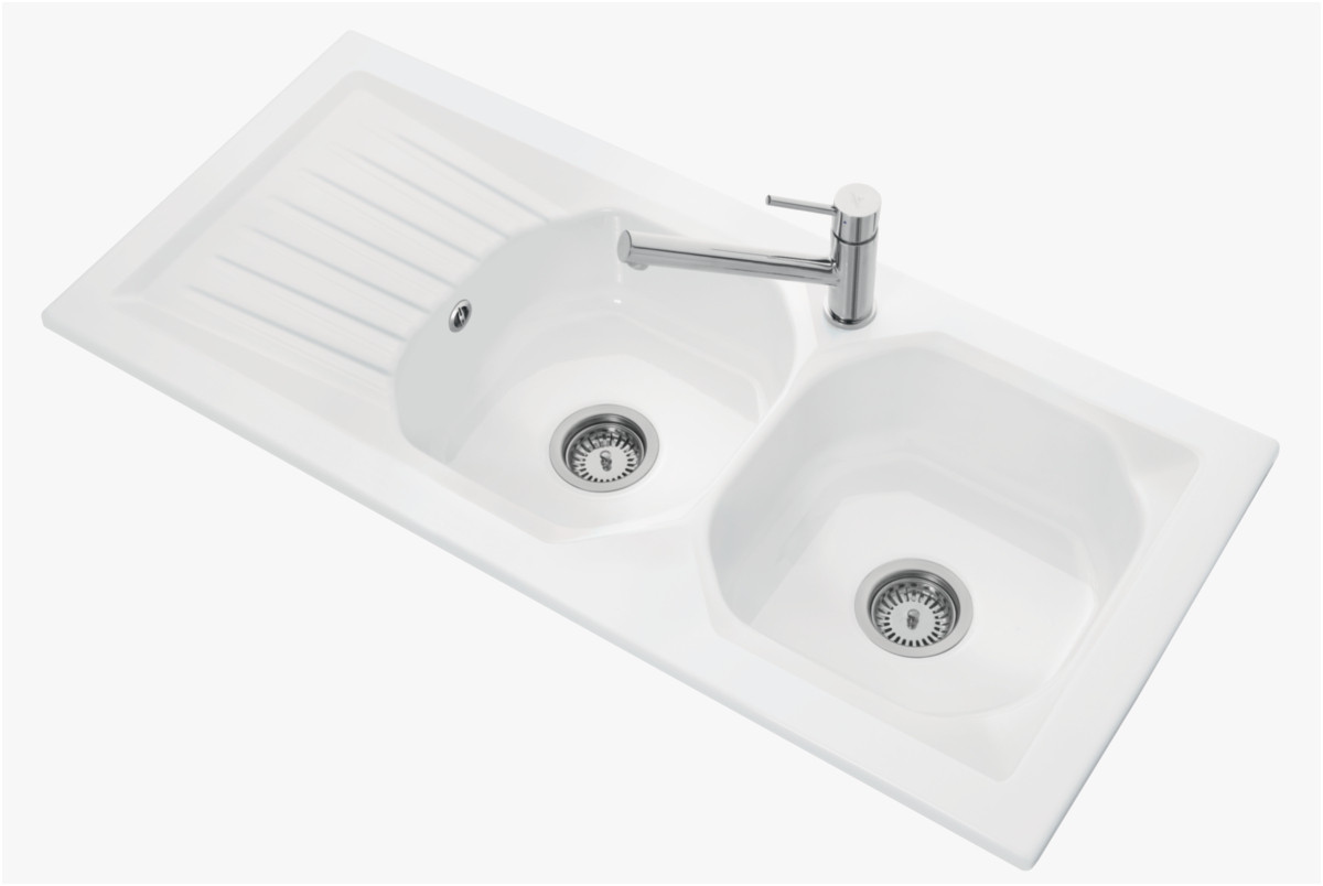 Cache trou inox pour evier