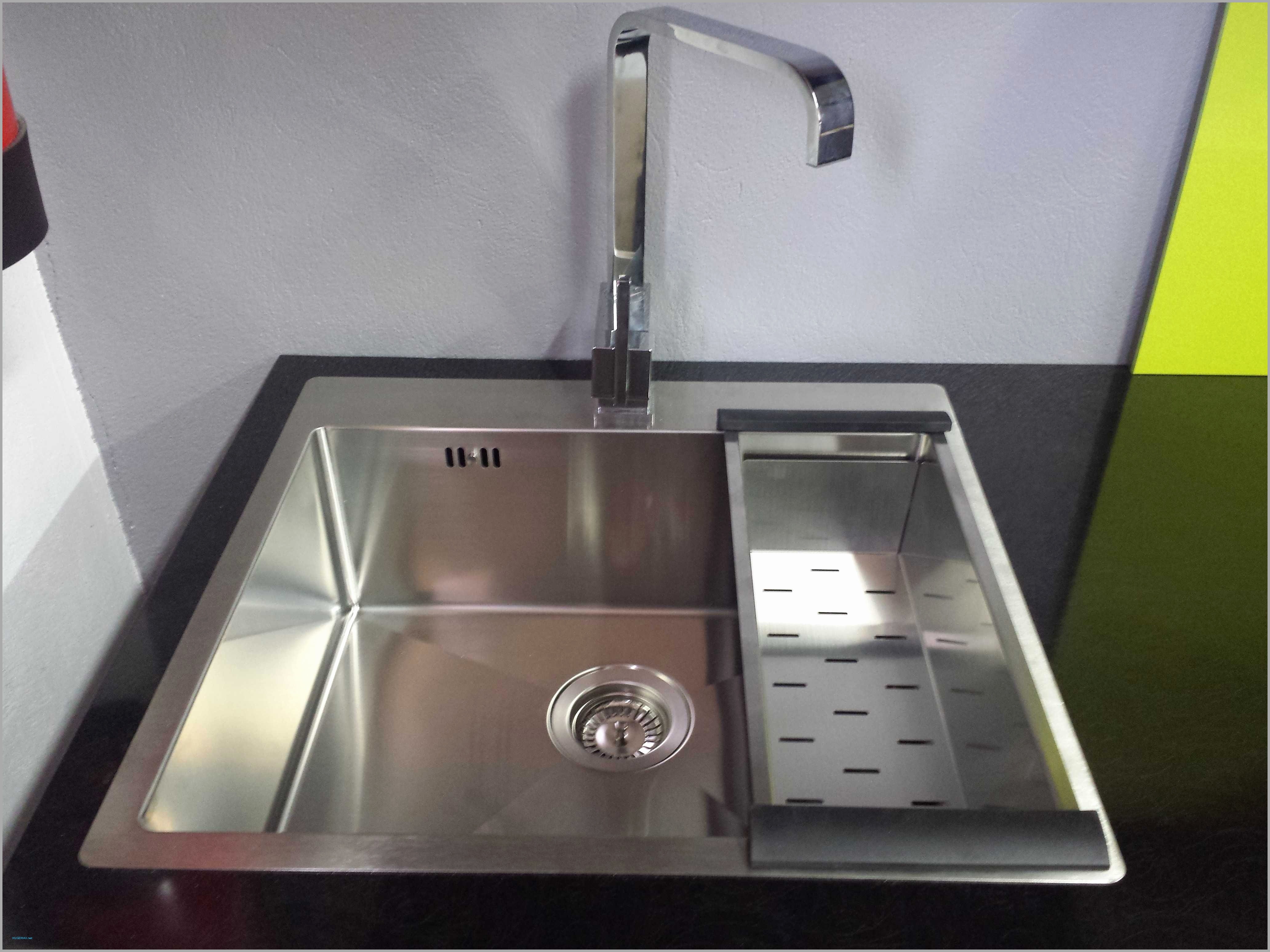 Evier 1 bac inox sans égouttoir