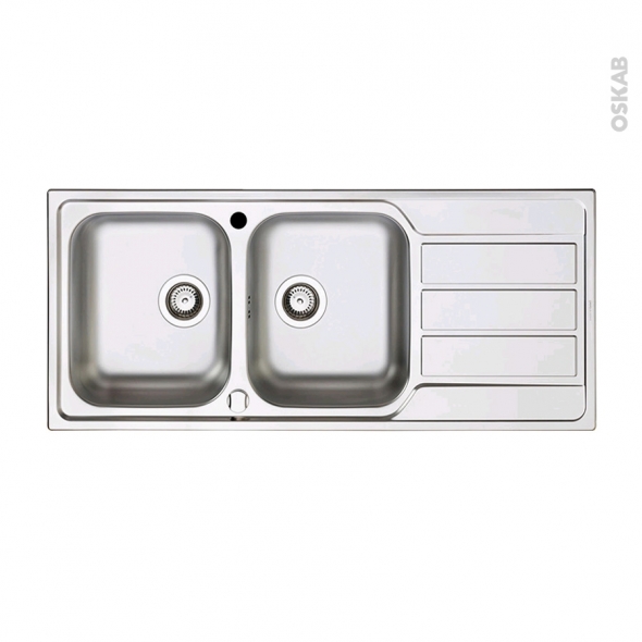 Nettoyage evier inox microstructure