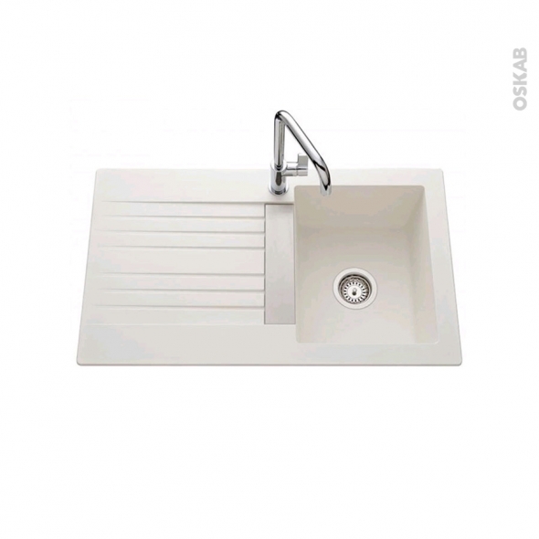 Evier cuisine resine 1 bac