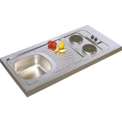 Bloc evier plaque cuisson