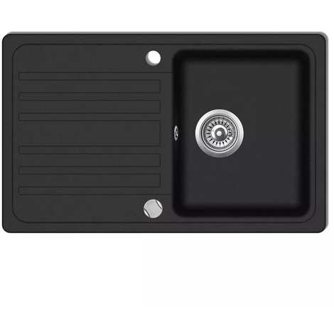 Evier inox tache noire