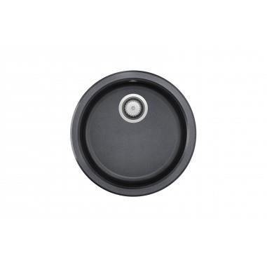 Evier noir rond