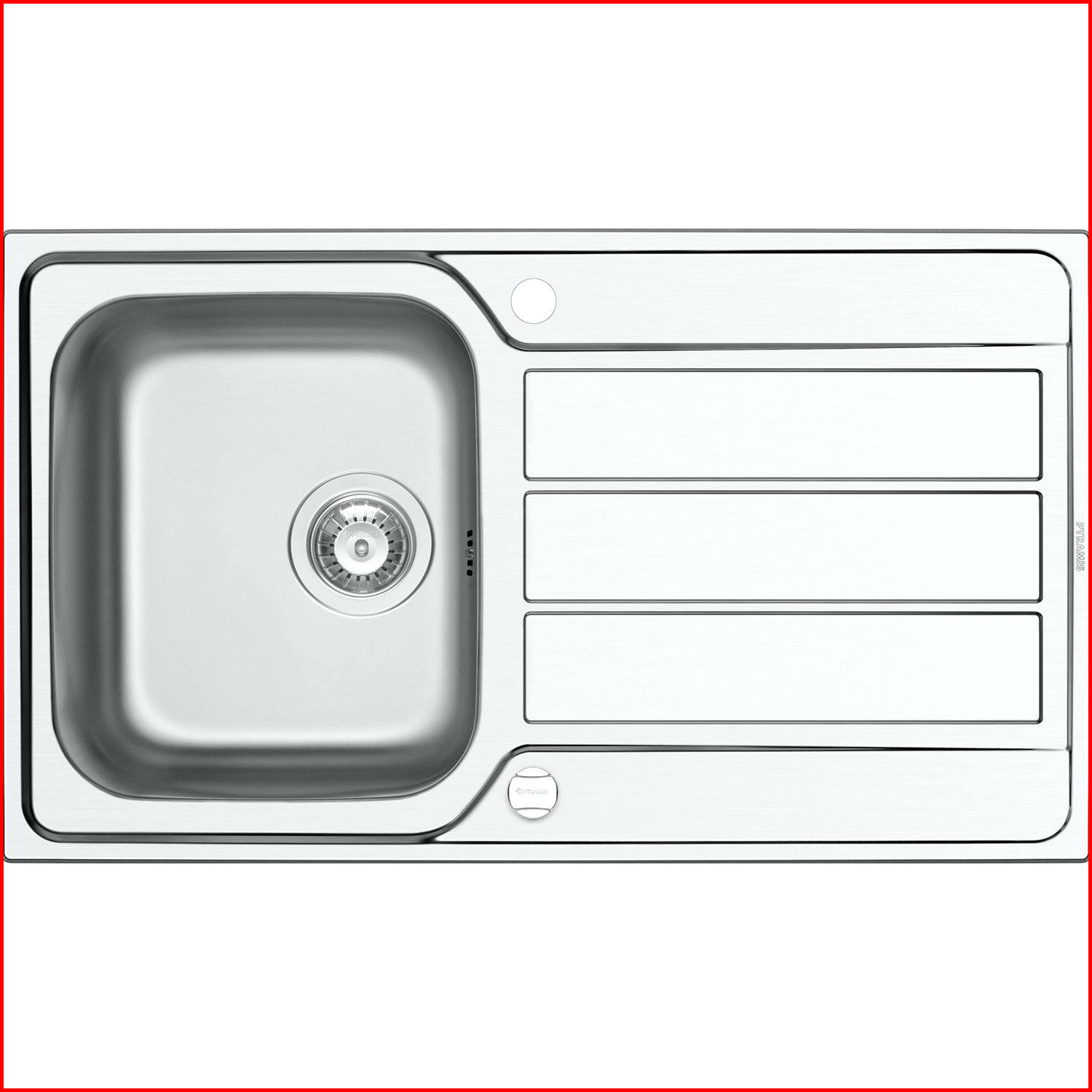 Evier franke inox microstructure