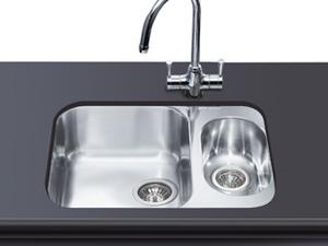 Evier en inox encastrable