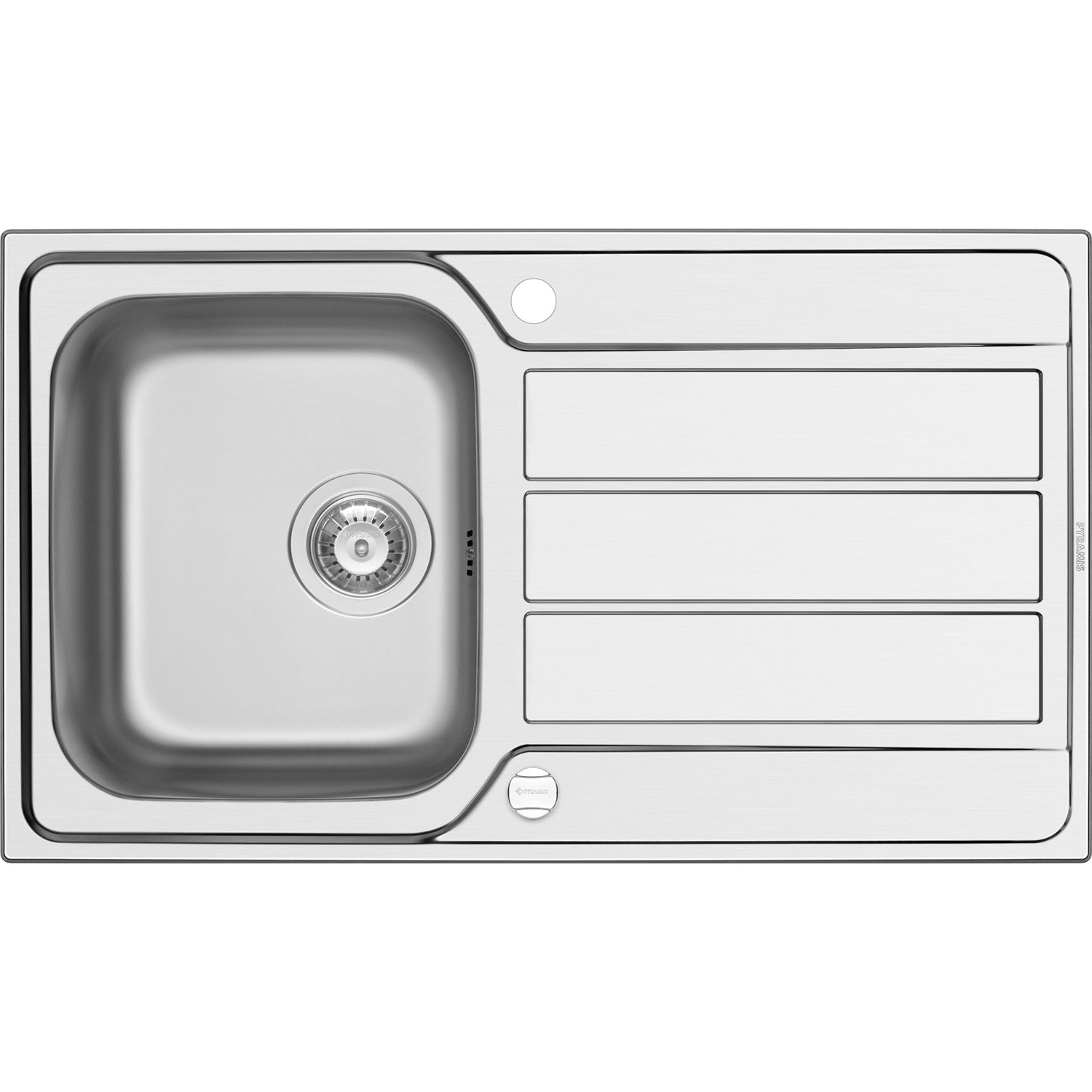 Evier inox a encastrer but