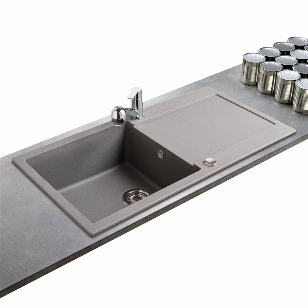 Evier d'angle inox 2 bacs