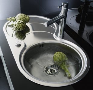 Nettoyage evier inox cuisine