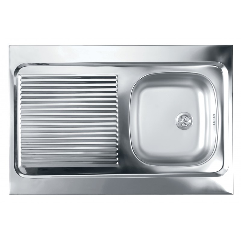 Evier inox a poser 90x60