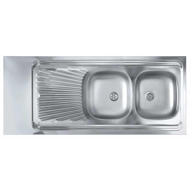 Evier inox a poser