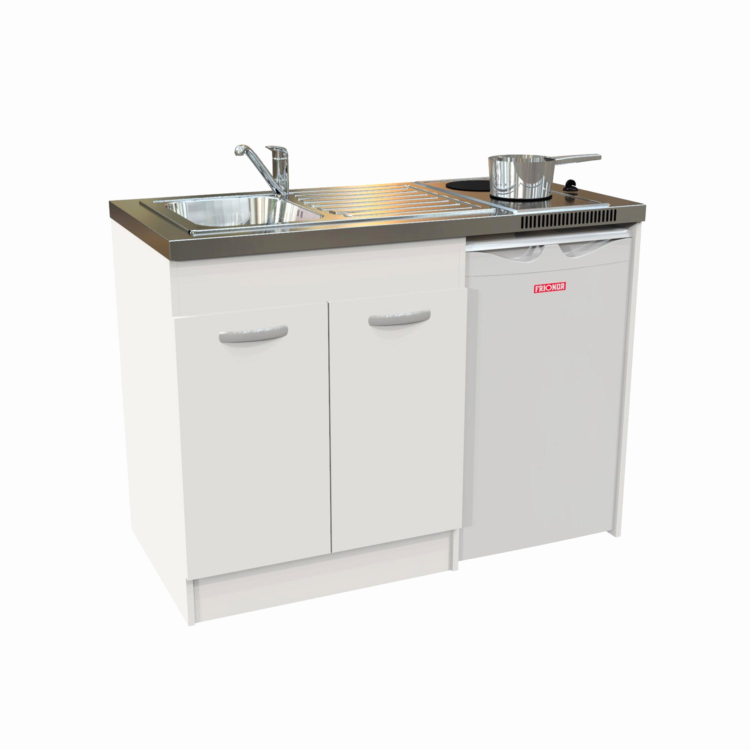 Evier cuisine inox avec meuble