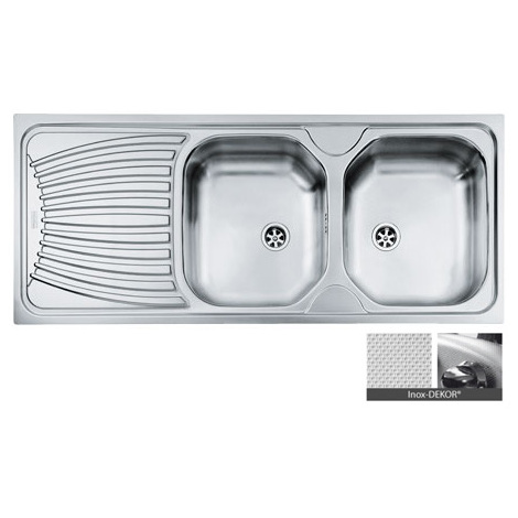 Evier inox decor