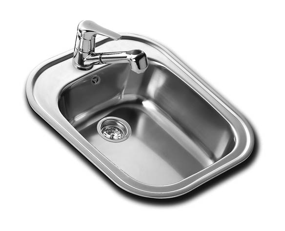 Petit evier inox camping car