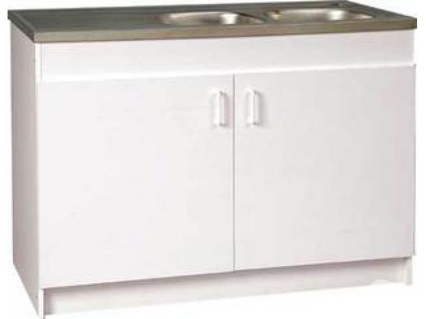 Meuble sous evier evier inox