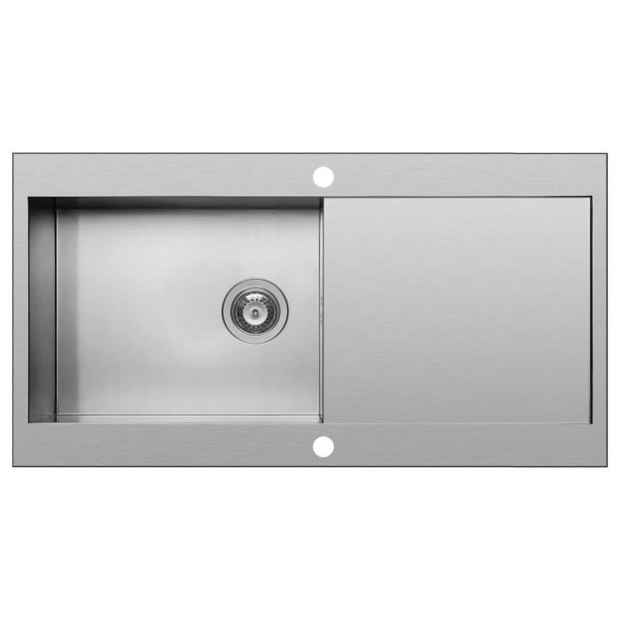 Evier inox houdan