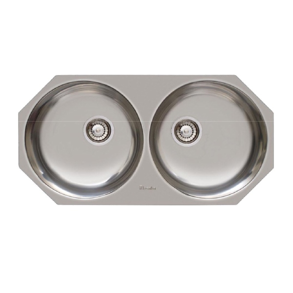 Evier inox rond sous plan
