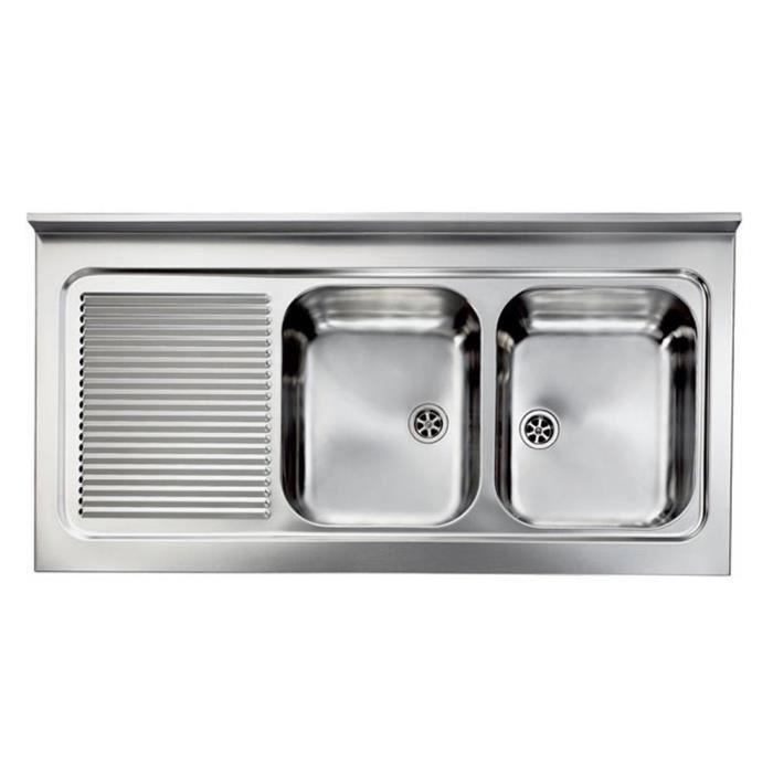 Bonde evier inox professionnel