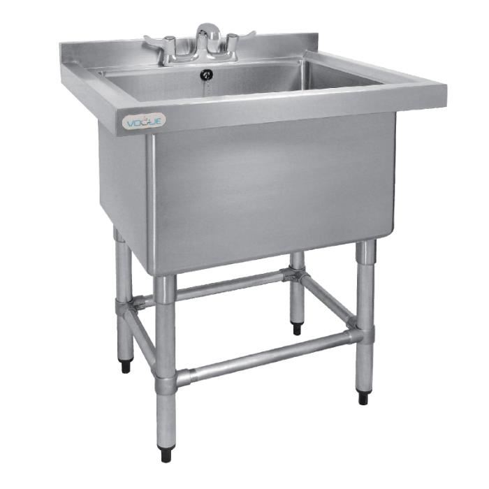 Evier inox cuve profonde