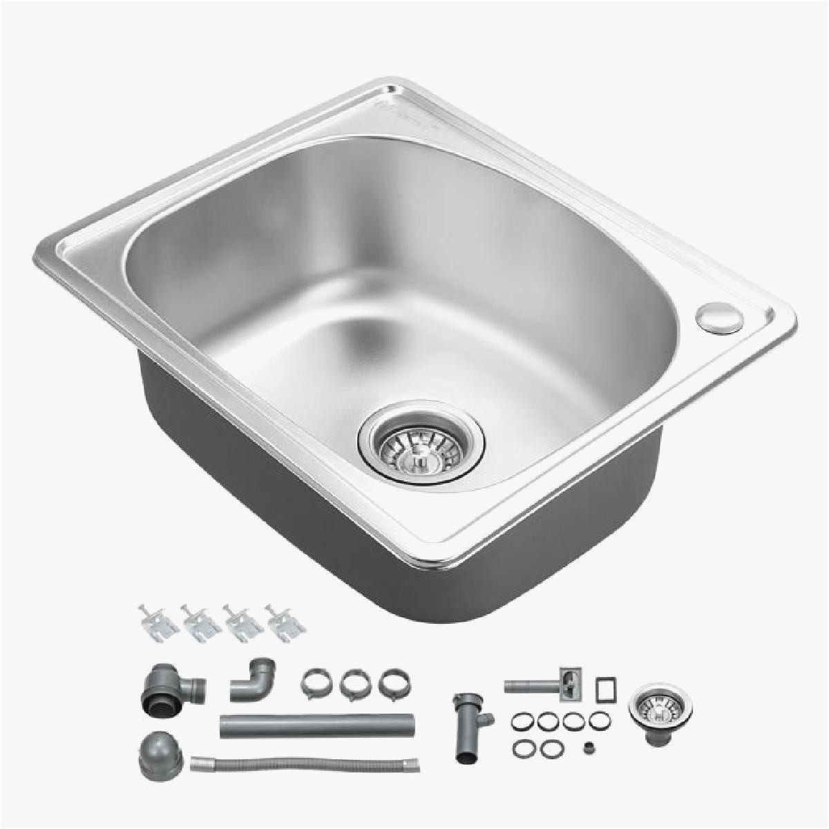 Laver evier en inox