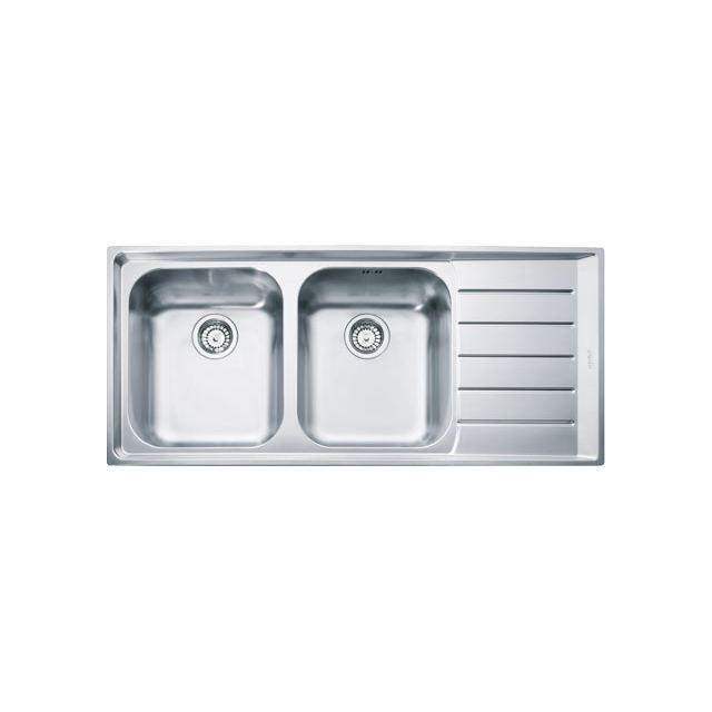 Evier double inox franke