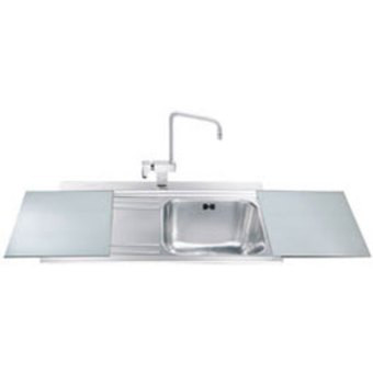 Evier smeg inox