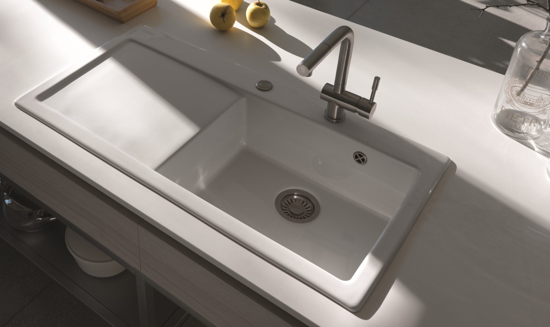 Evier inox acide chlorhydrique