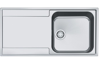 Evier inox de 75cm lisse
