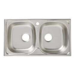 Evier inox lyell 2 cuves
