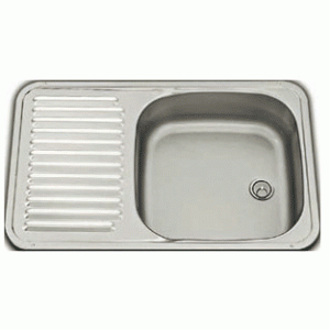 Evier inox caravane