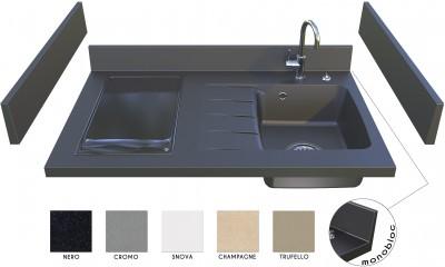 Evier kitchenette plaque vitroceramique