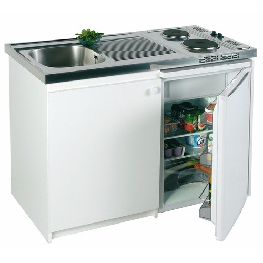 Evier et plaque de cuisson inox