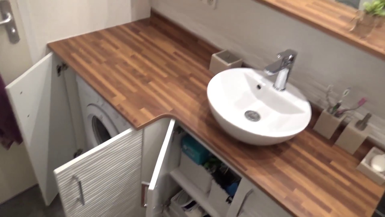 Meuble evier lave linge