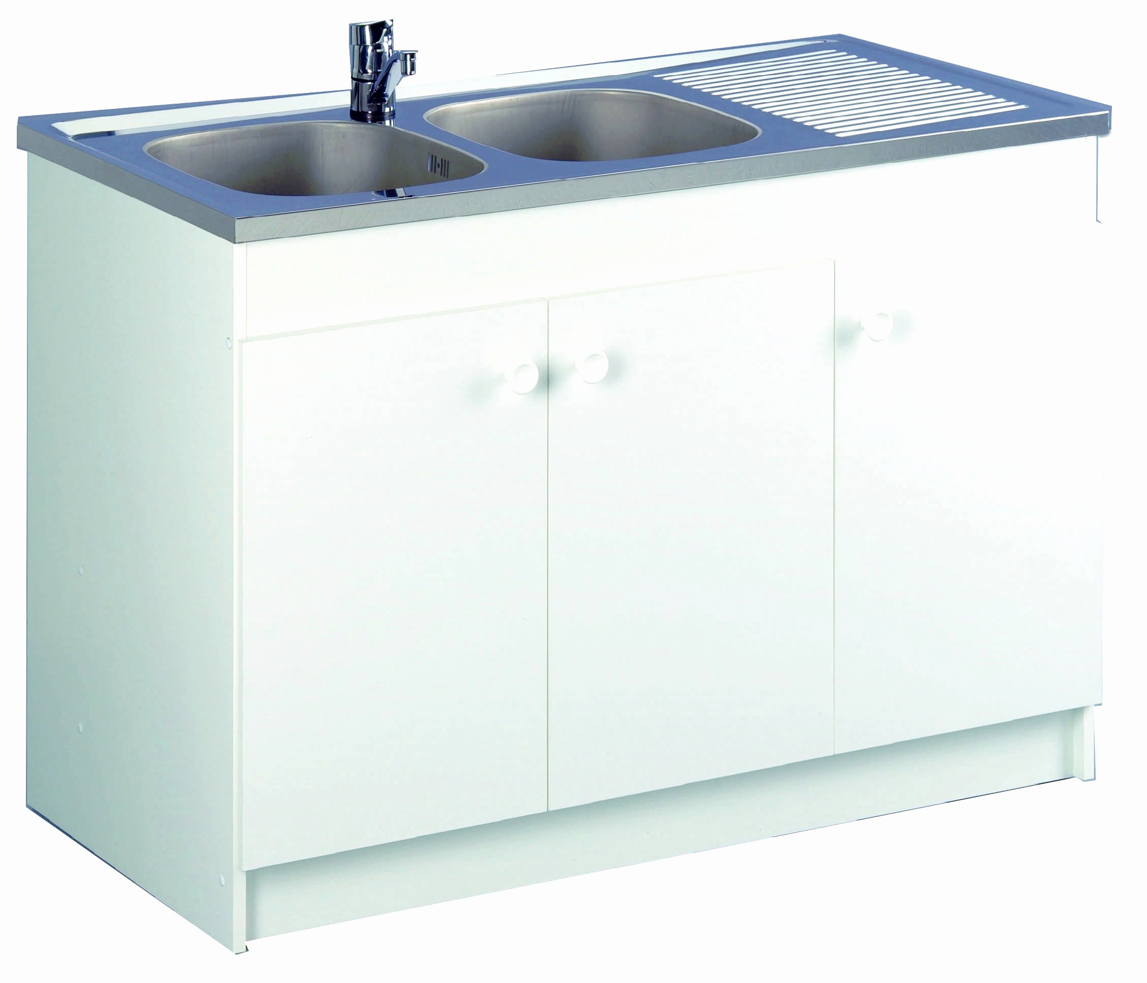 Meuble sous evier 2 bacs