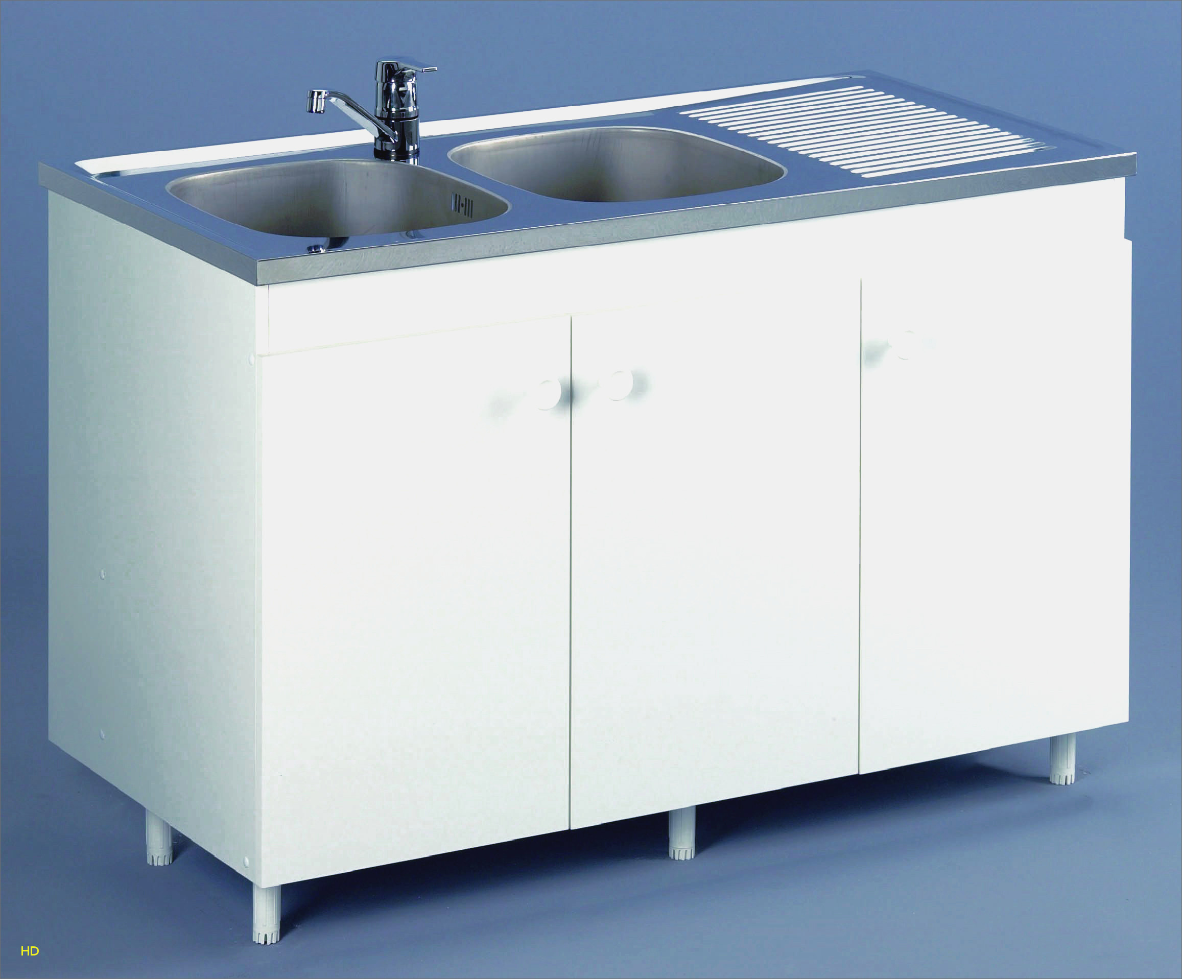 Meuble sous evier cuisine 3 portes