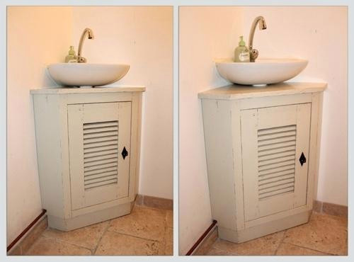 Evier d angle salle de bain