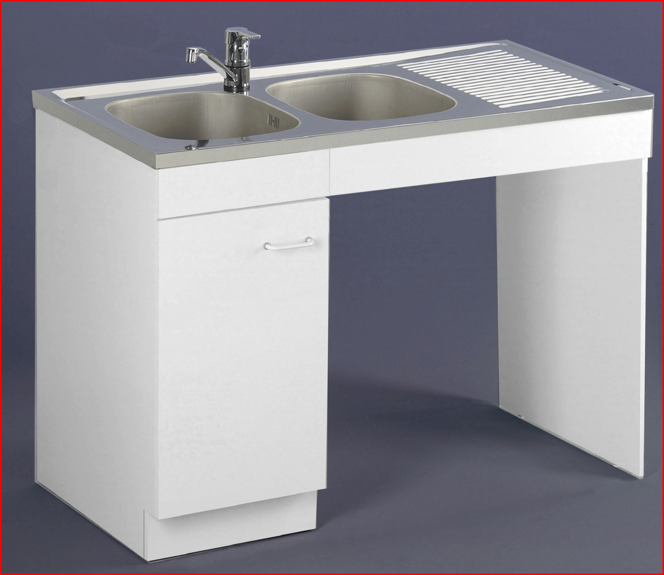 Meuble pour evier 2 bacs ikea