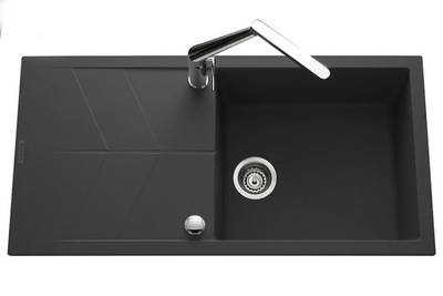 Evier noir 1 bac ikea