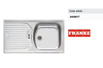 Evier inox 1 bac darty