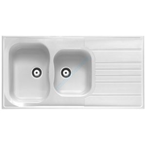 Prix evier inox moderna 2 cuves